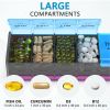 Extra Large Pill Organizer XXL Pill Box 7 Day Weekly Pill Organizer with AM PM Large Compartments Jumbo Pill Holder for Vitamins Huge Medicine Organiz