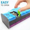 Extra Large Pill Organizer XXL Pill Box 7 Day Weekly Pill Organizer with AM PM Large Compartments Jumbo Pill Holder for Vitamins Huge Medicine Organiz